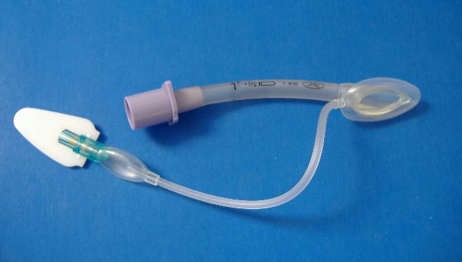 PVC Laryngeal Mask with Less Risk of Dislocation or Slipping